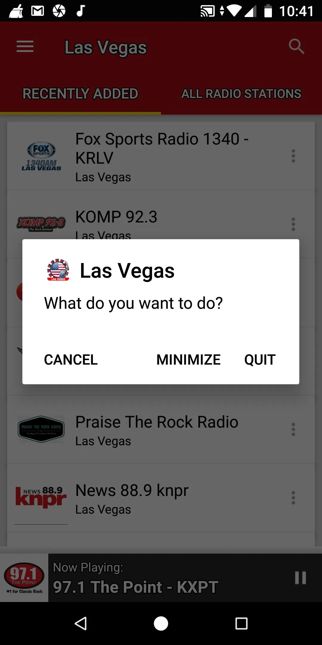 Las Vegas Radio Stations | Indus Appstore | Screenshot