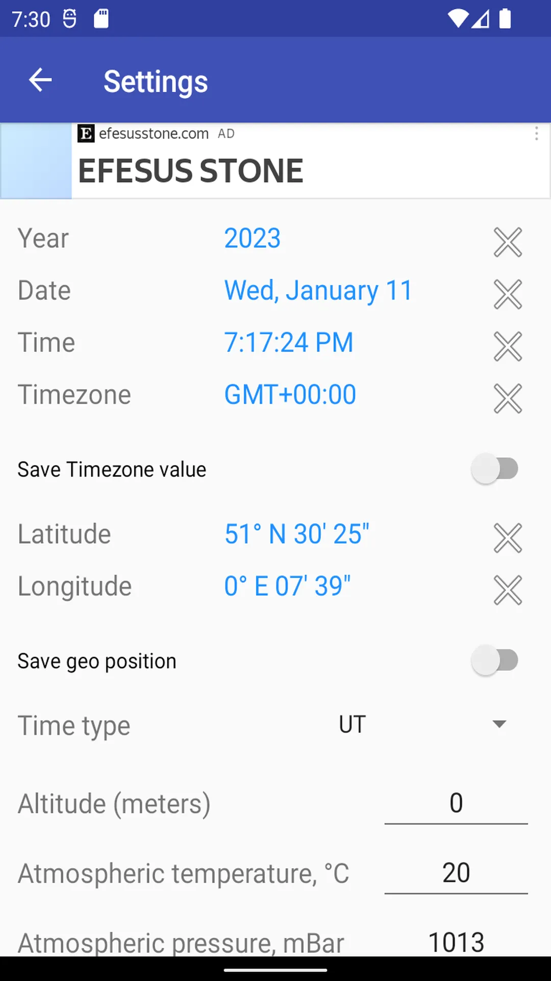 Astronomical Almanac | Indus Appstore | Screenshot