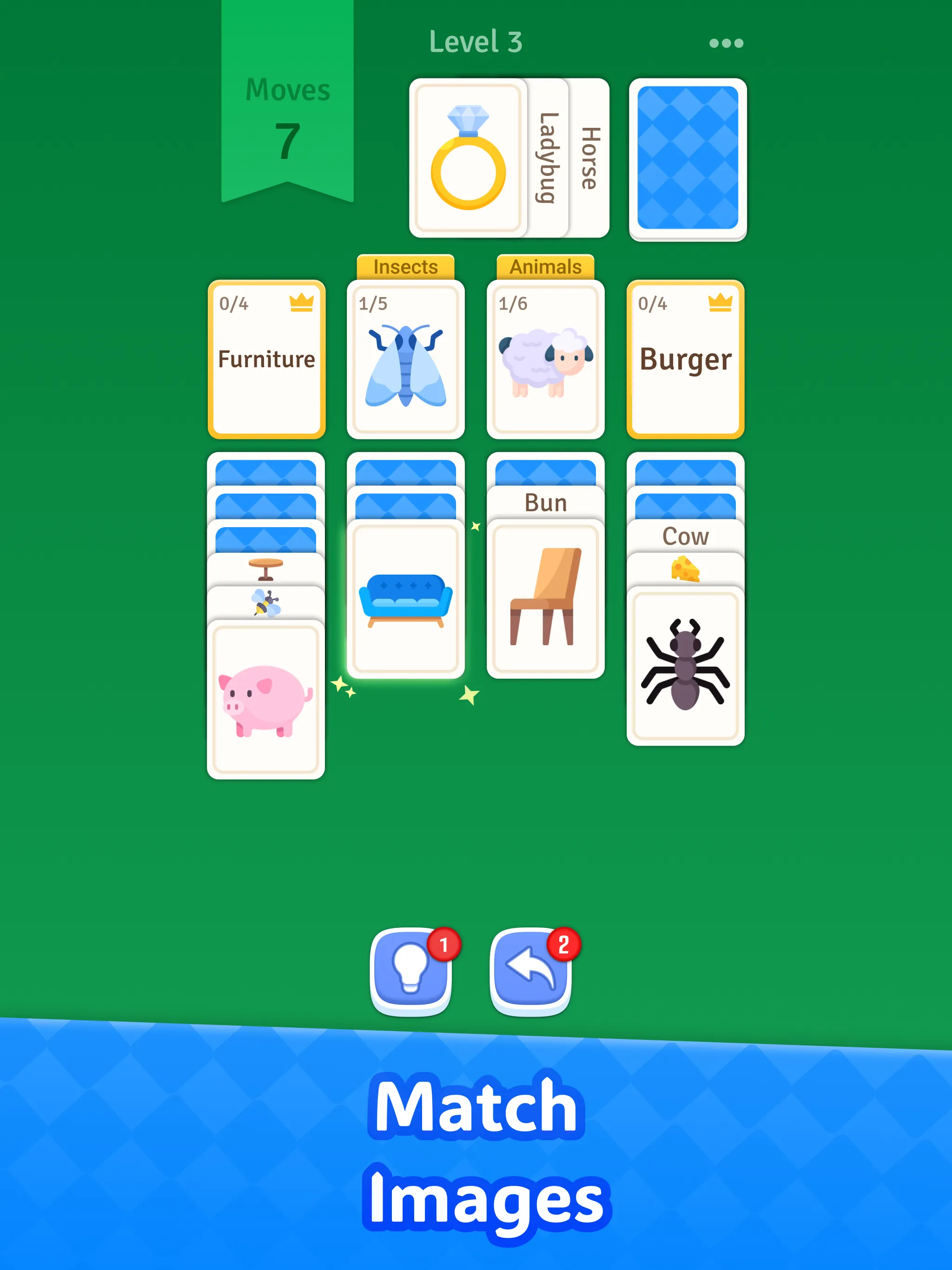 Solitaire Associations: Words | Indus Appstore | Screenshot
