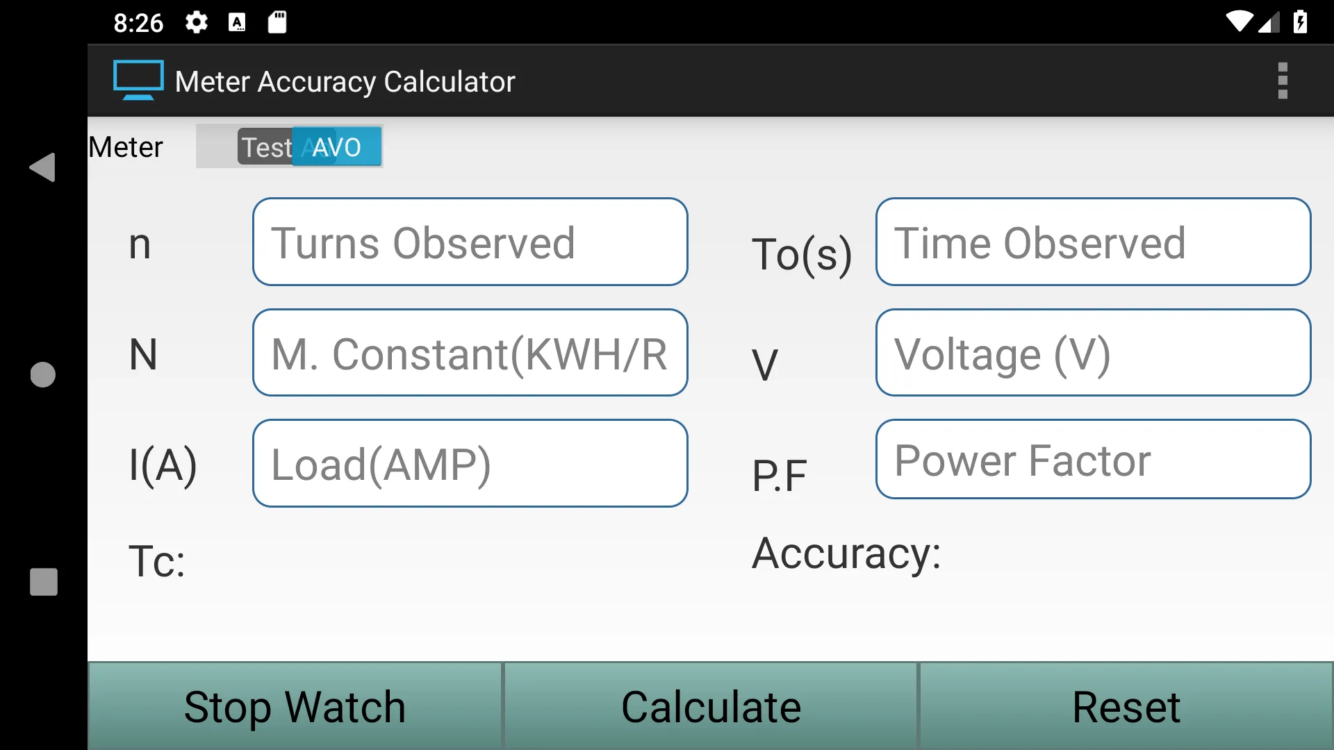 Energy Meter Accuracy | Indus Appstore | Screenshot