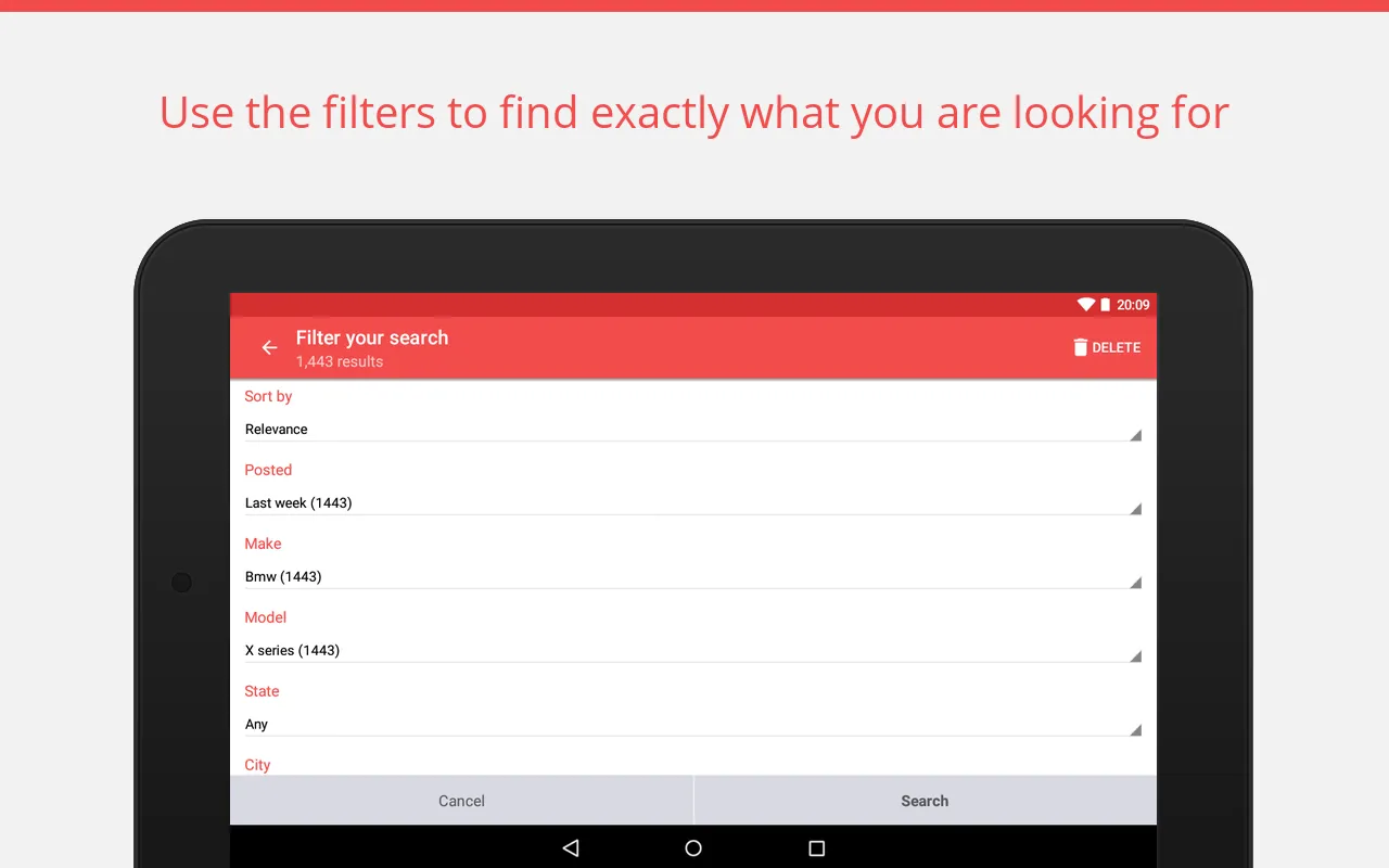 Used cars for sale - Trovit | Indus Appstore | Screenshot