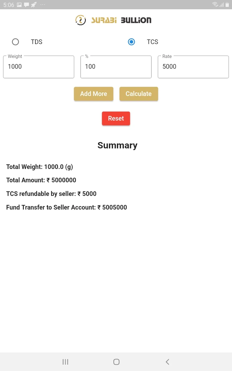 TDS Calculator | Indus Appstore | Screenshot