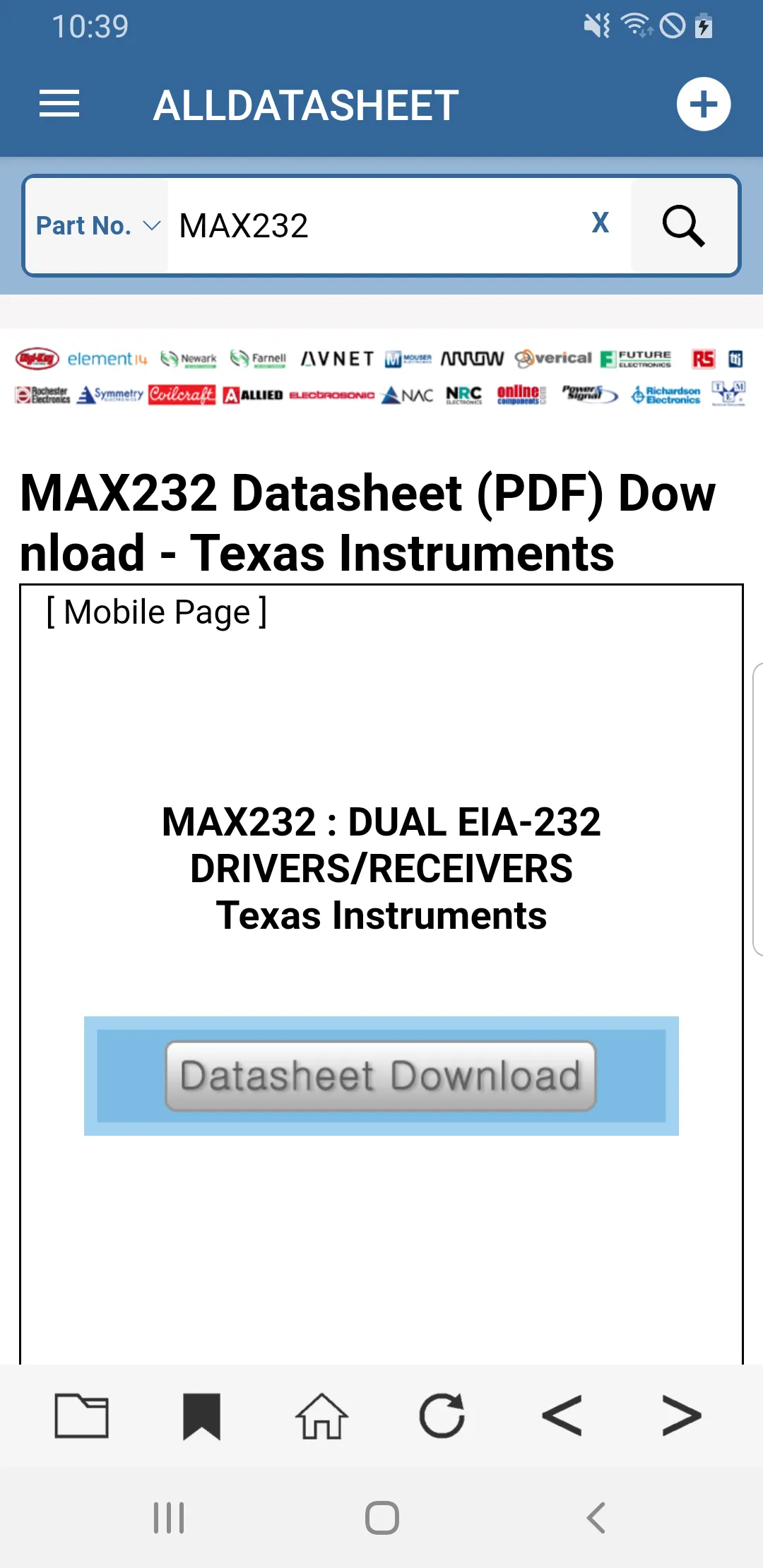 ALLDATASHEET - Datasheet PDF | Indus Appstore | Screenshot