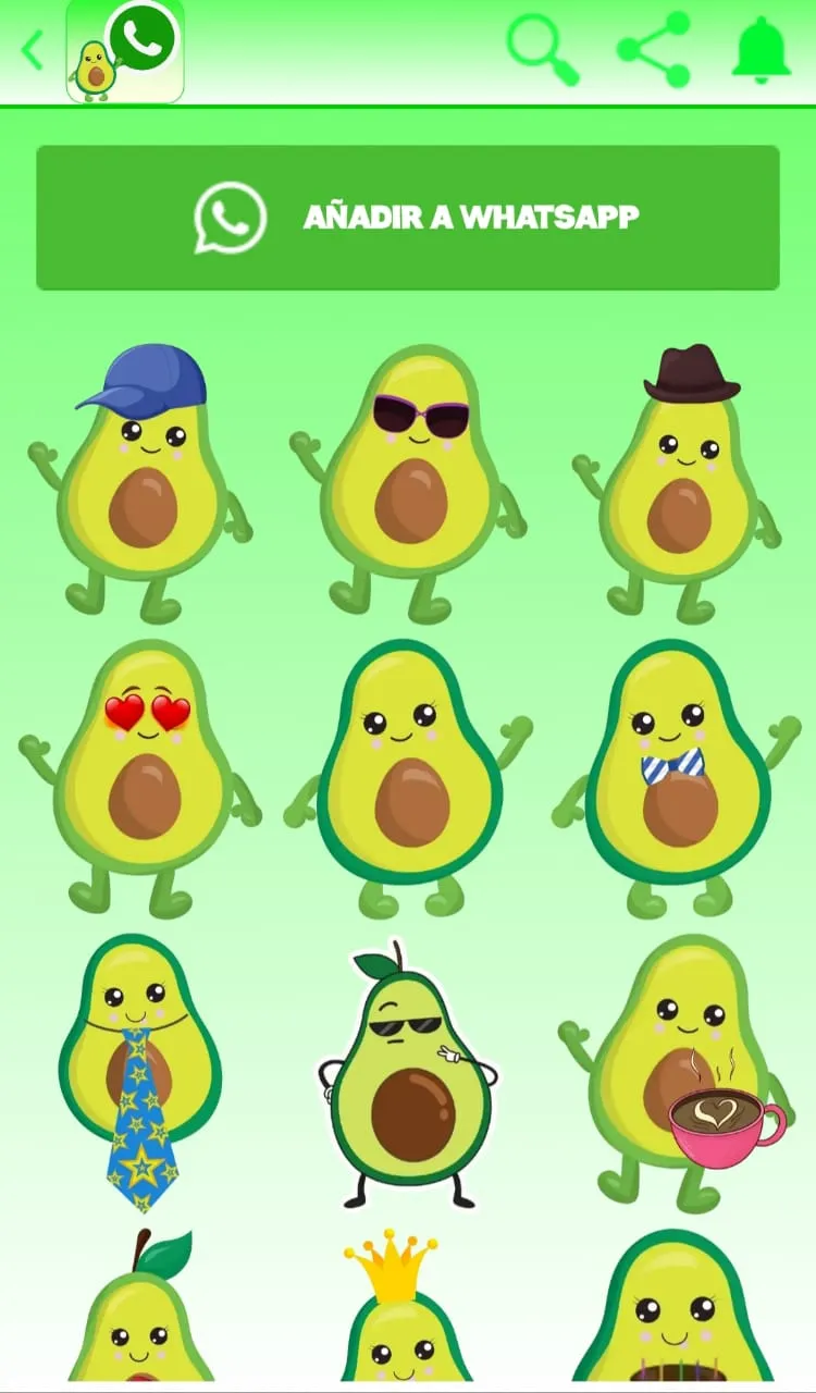 stickers Aguacate | Indus Appstore | Screenshot