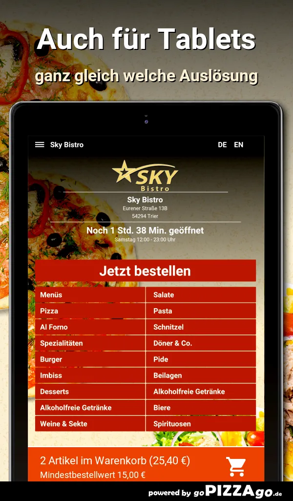 Sky Bistro Trier | Indus Appstore | Screenshot