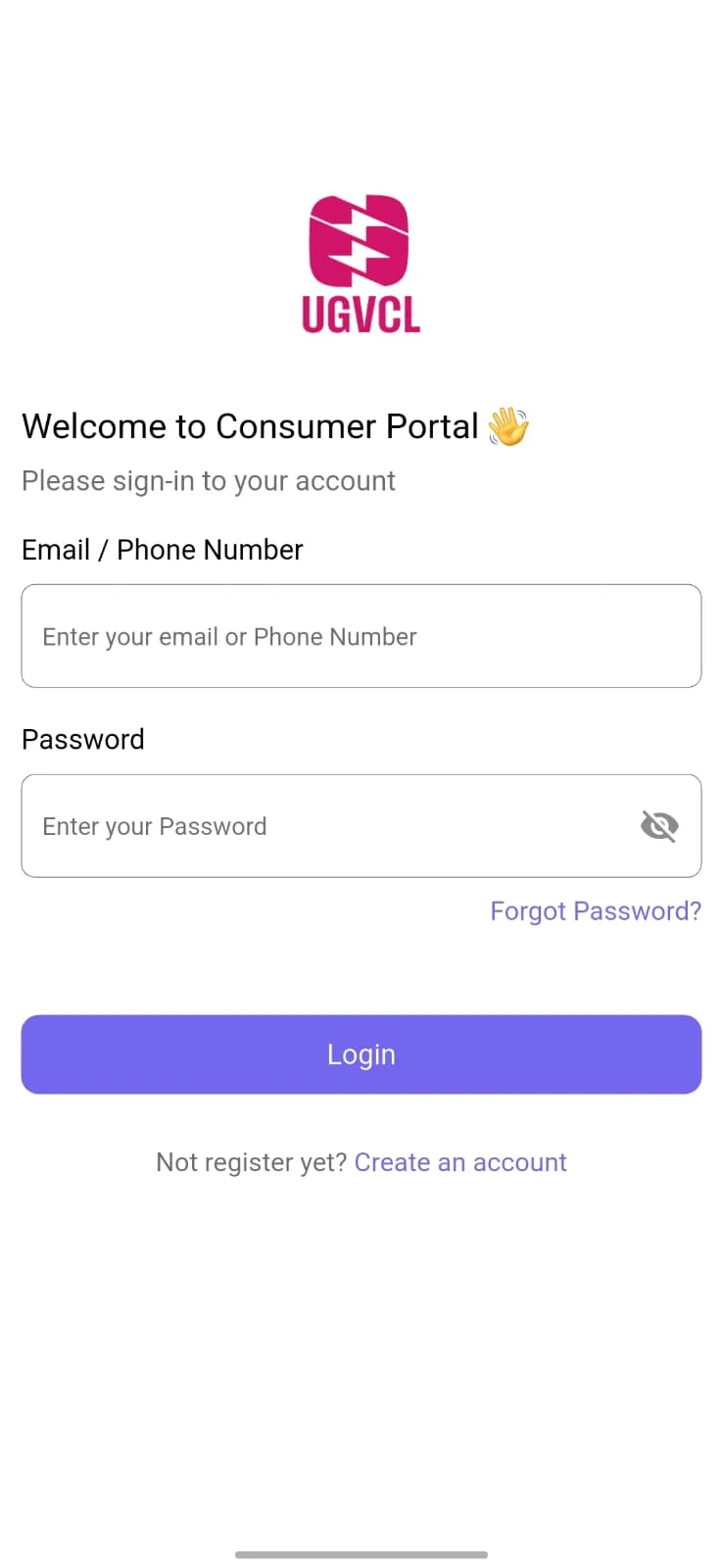 UGVCL Consumer App | Indus Appstore | Screenshot