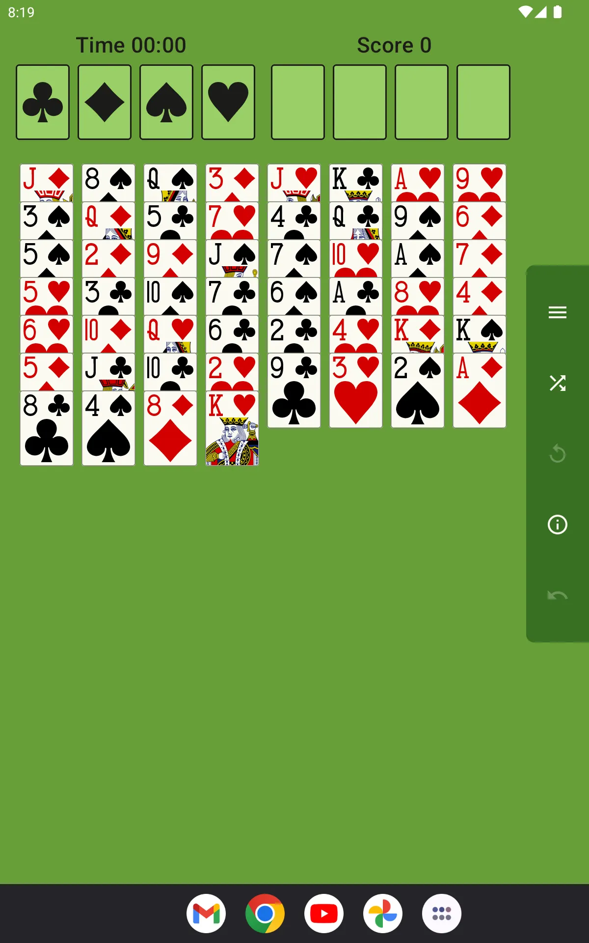 FreeCell | Indus Appstore | Screenshot