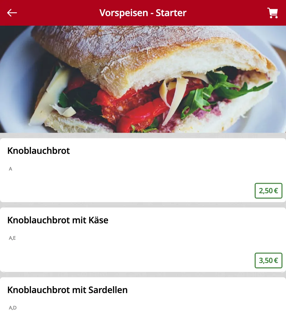 Pizzeria Da Nino Weilerbach | Indus Appstore | Screenshot