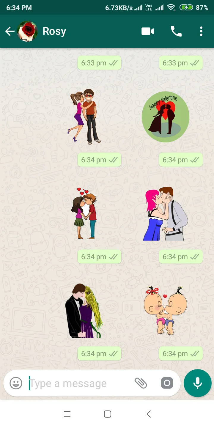 Valentine WAStickers - Valenti | Indus Appstore | Screenshot