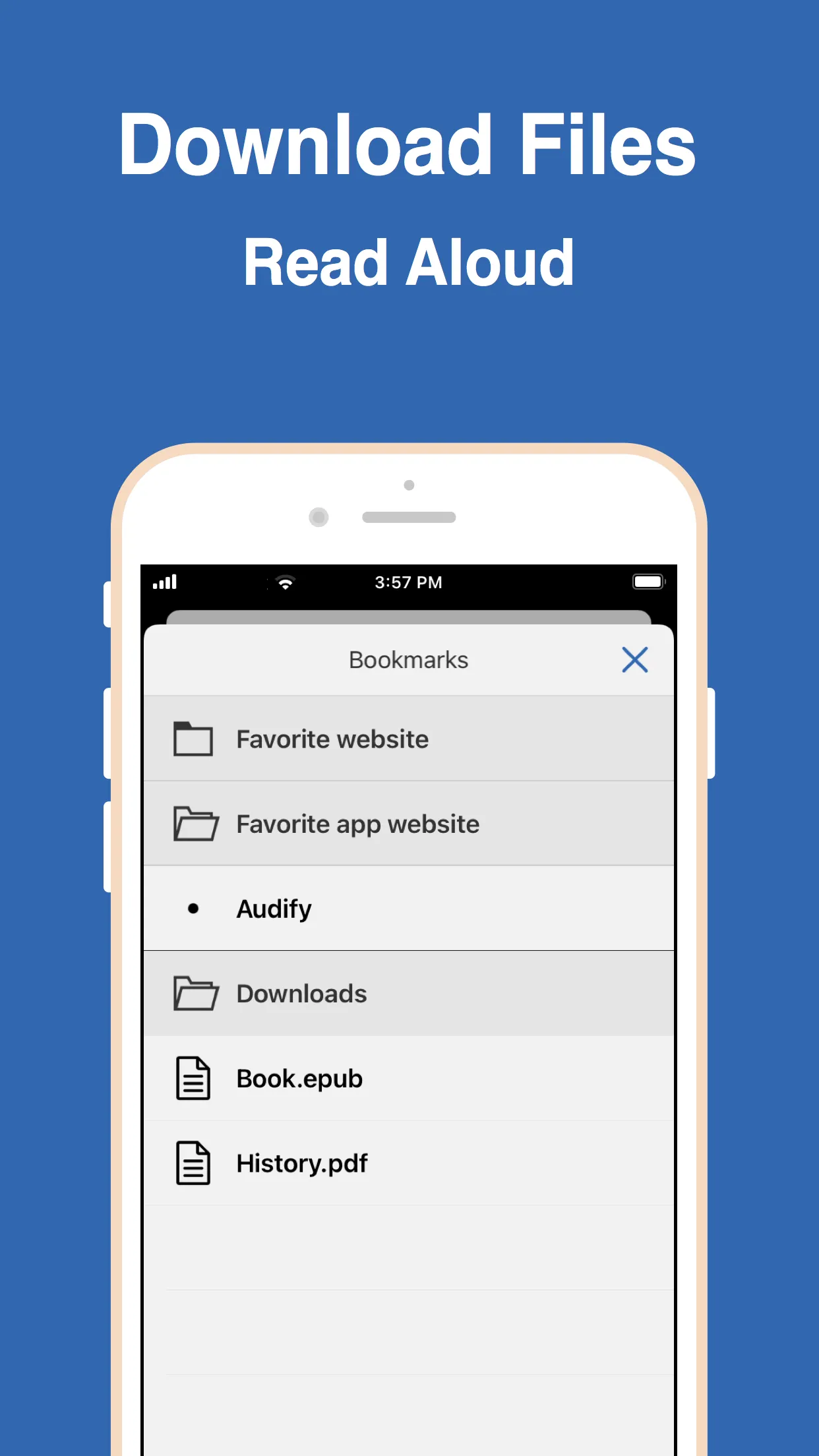 Audify read aloud web browser | Indus Appstore | Screenshot