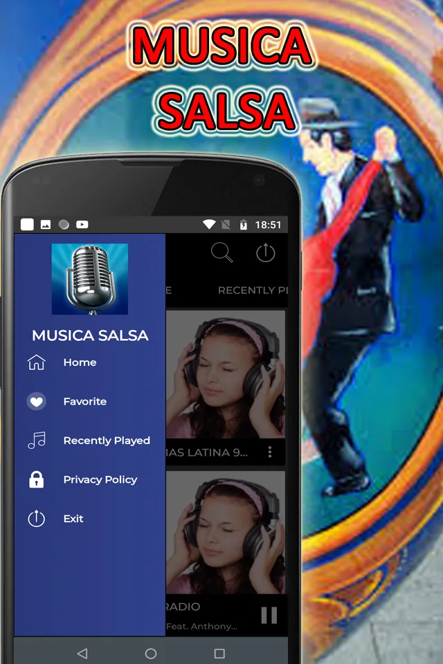 romantic salsa music | Indus Appstore | Screenshot