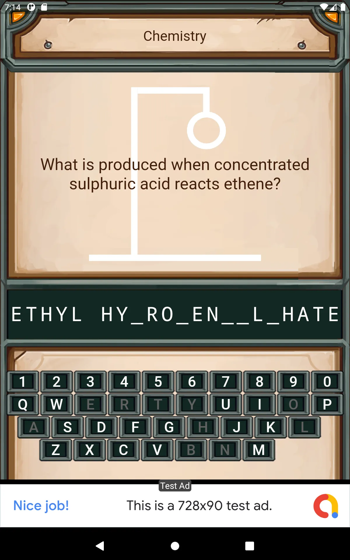 Hangman Quiz | Indus Appstore | Screenshot