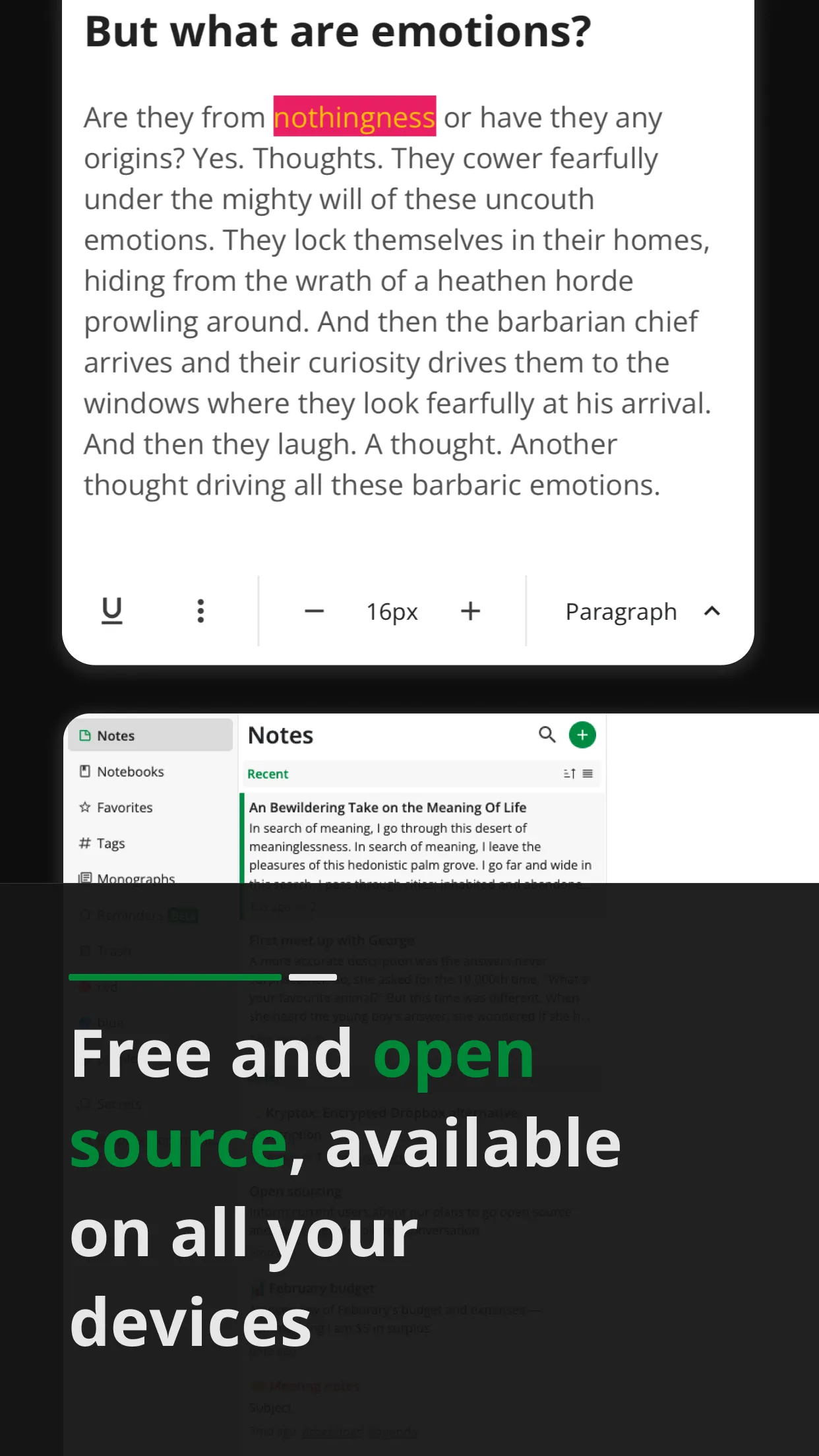 Notesnook Secure Private Notes | Indus Appstore | Screenshot