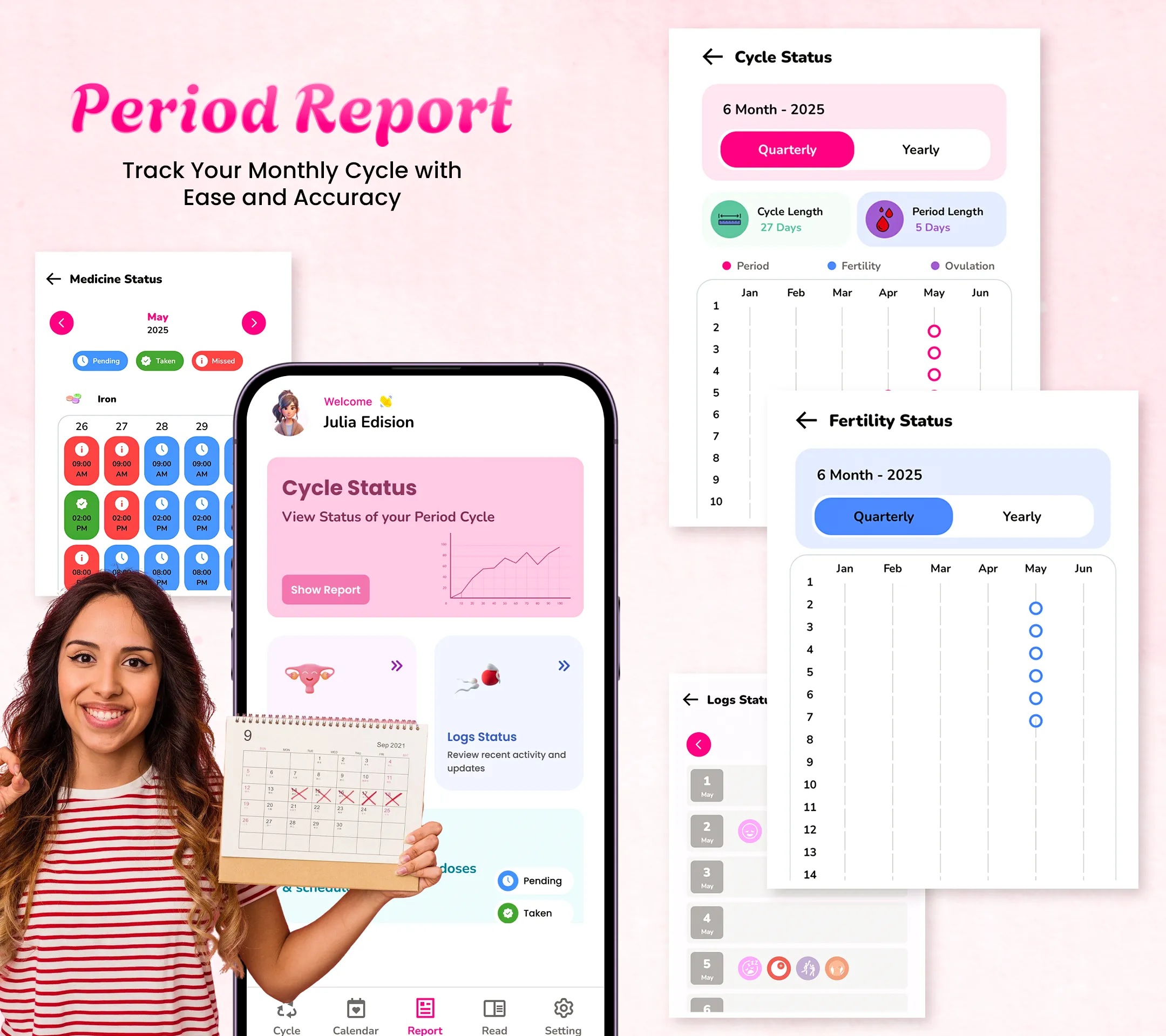 Period Tracker Period Calendar | Indus Appstore | Screenshot