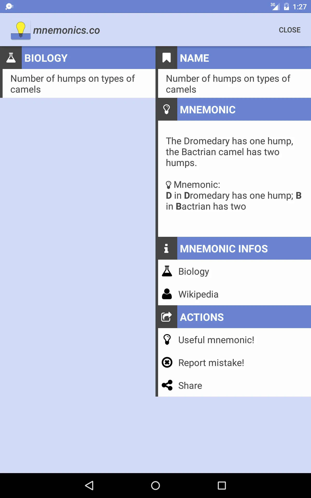 mnemonics.co - Memorize it! | Indus Appstore | Screenshot