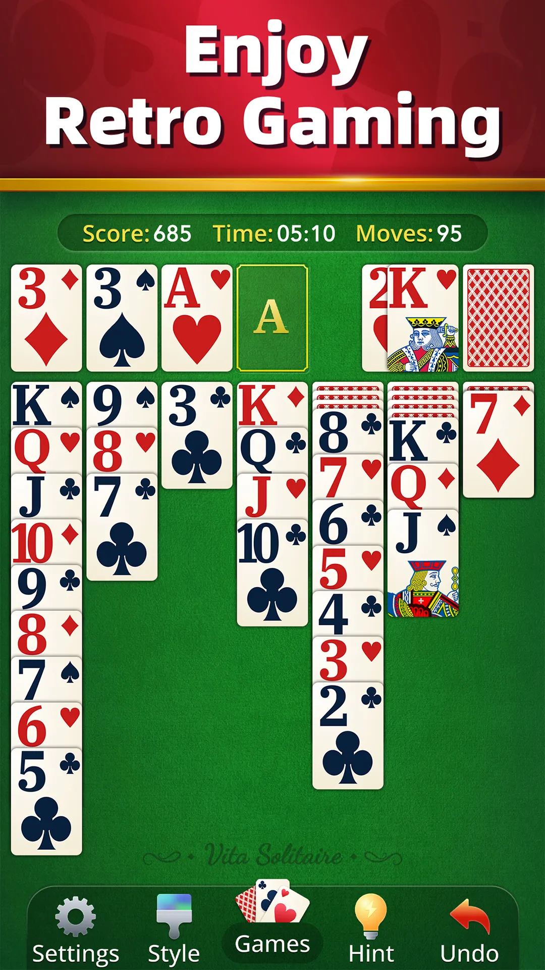 Vita Solitaire for Seniors | Indus Appstore | Screenshot