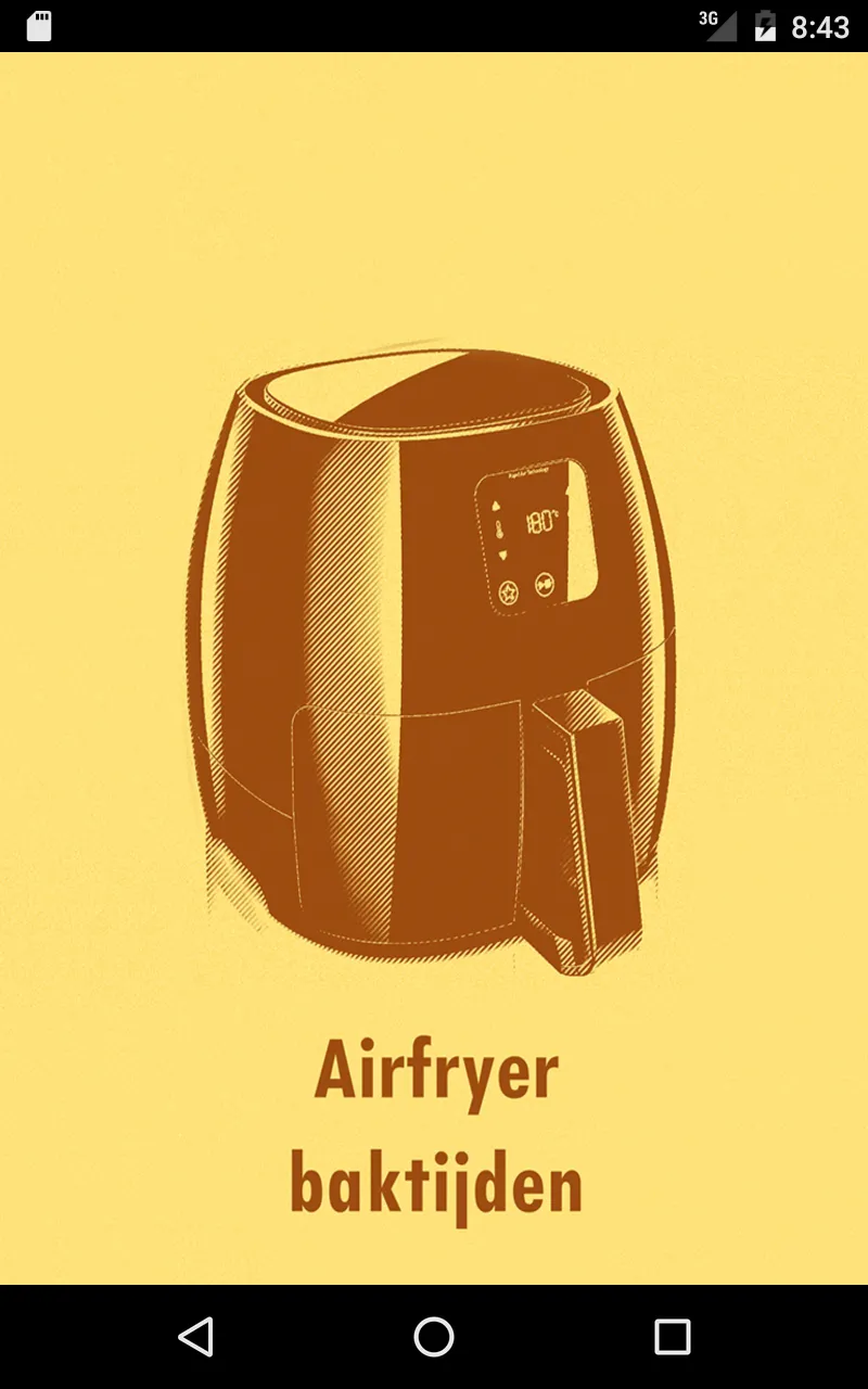 Airfryer Baktijden | Indus Appstore | Screenshot