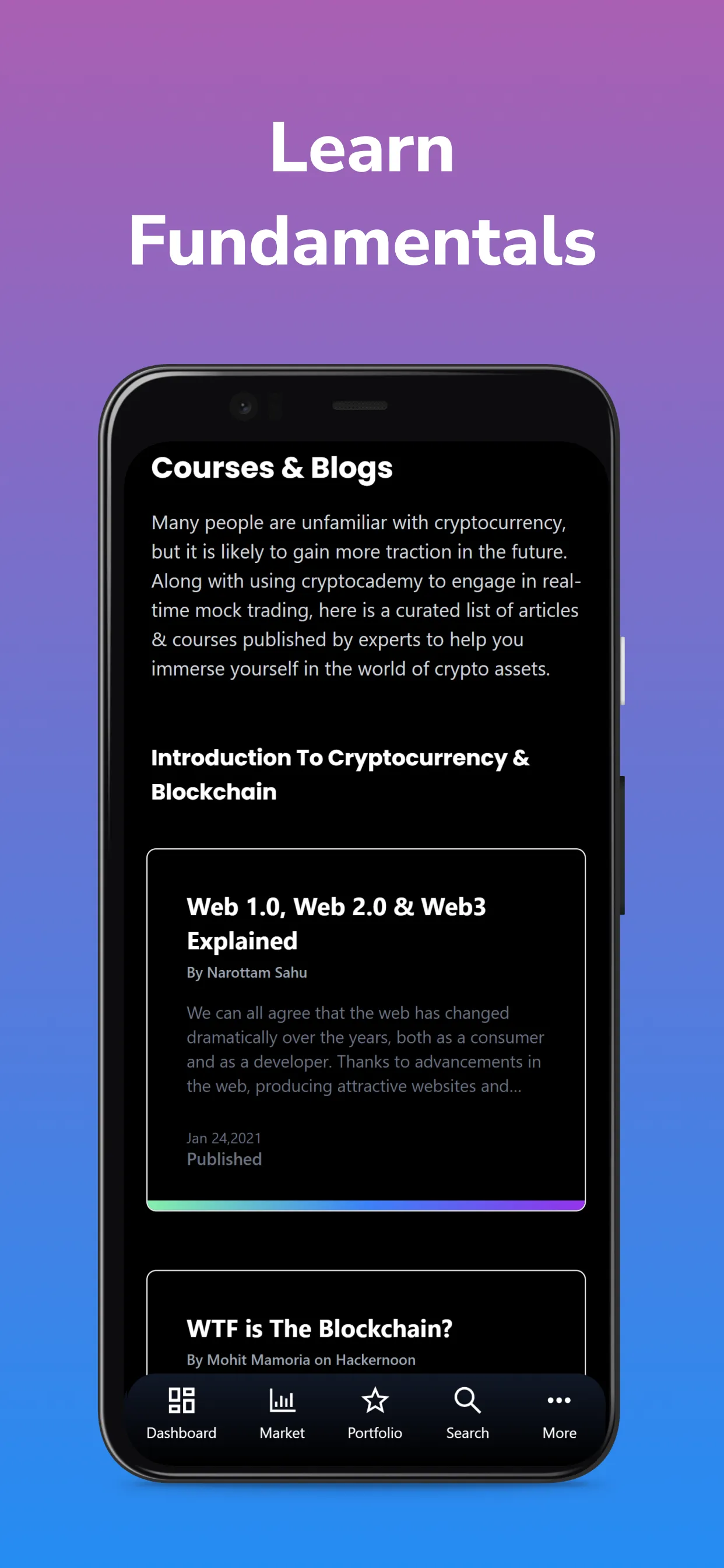 Cryptocademy-Trading Simulator | Indus Appstore | Screenshot