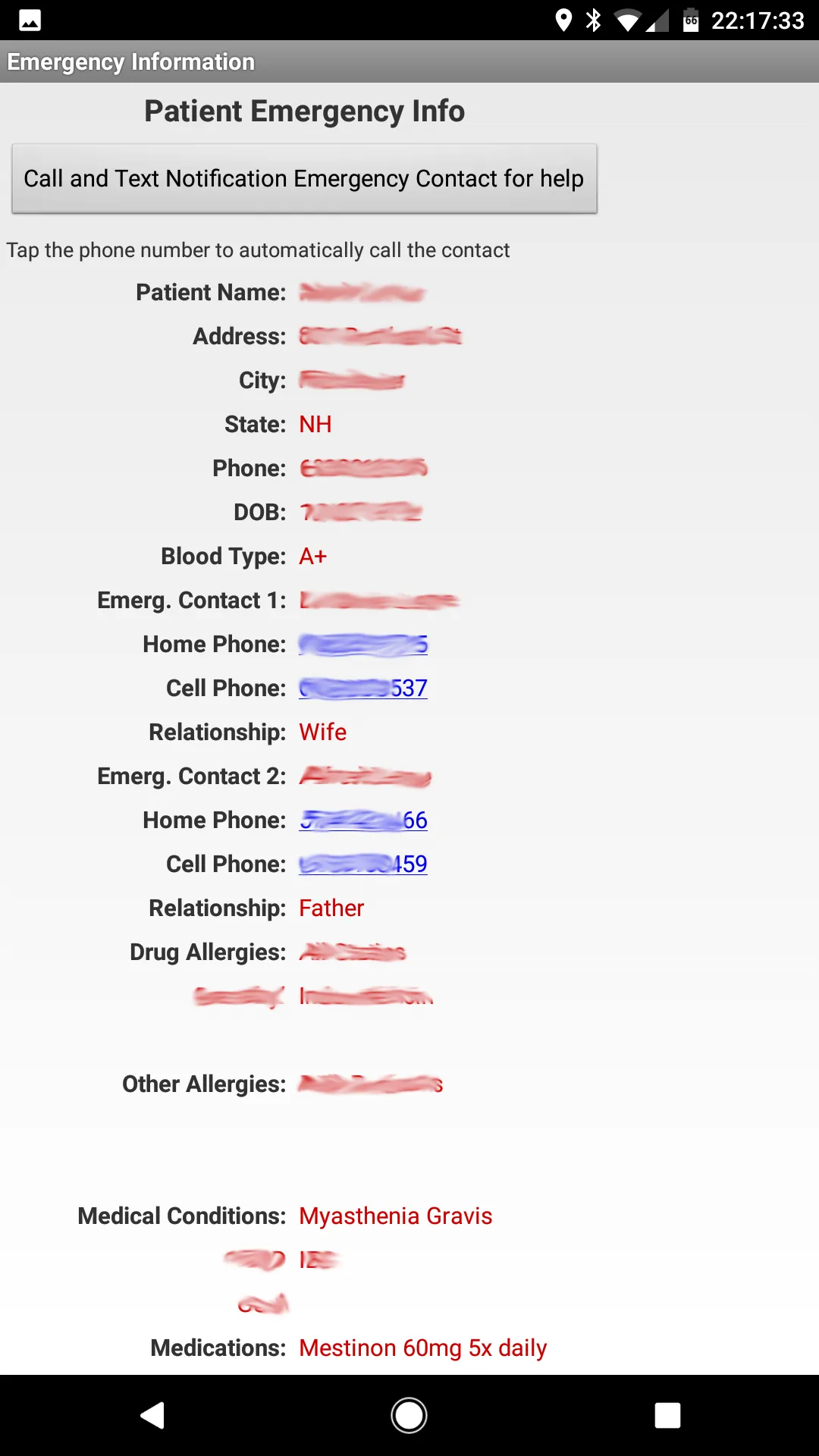 Myasthenia Symptom Tracker | Indus Appstore | Screenshot