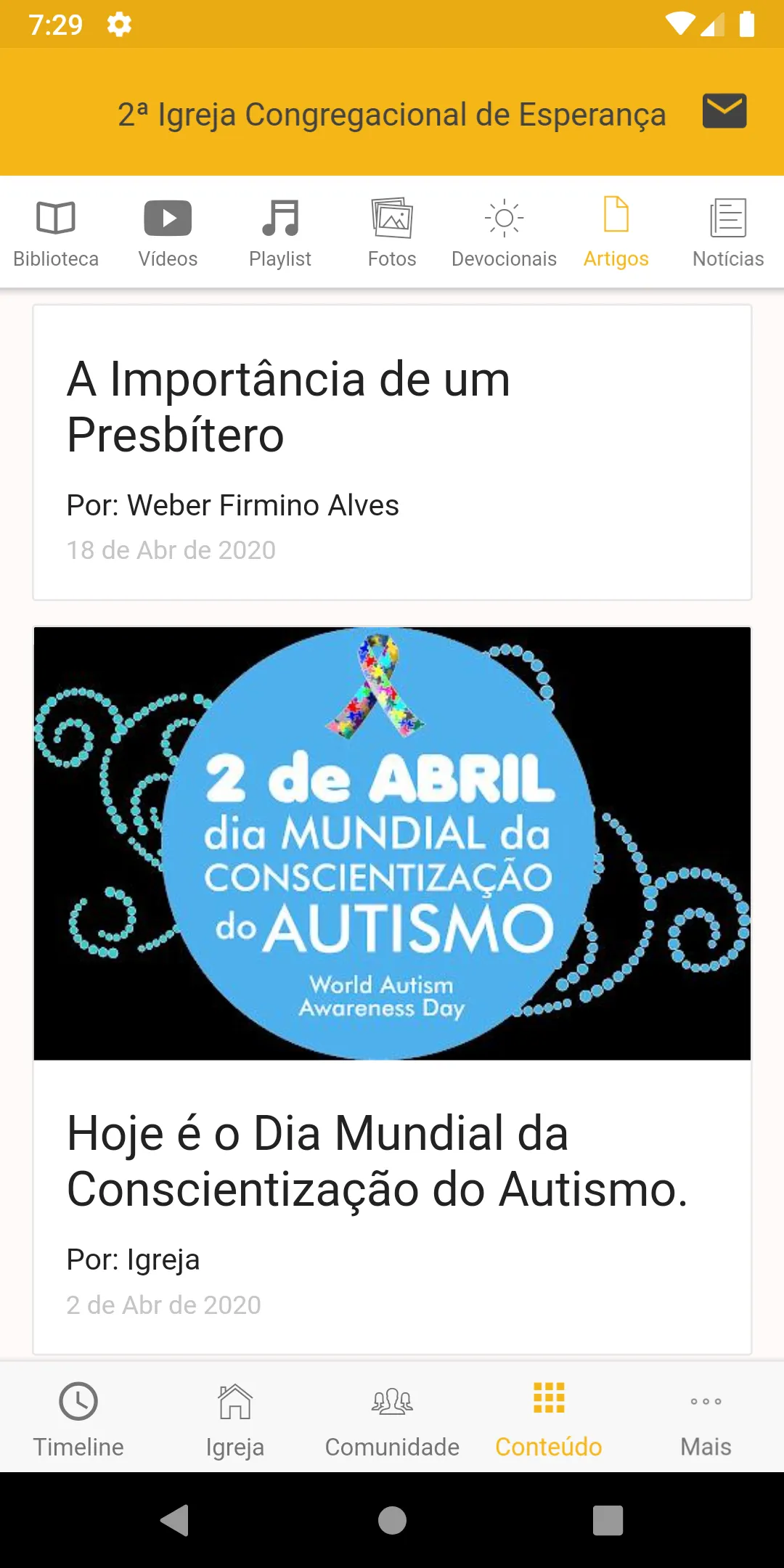 2ª Congregacional de Esperança | Indus Appstore | Screenshot