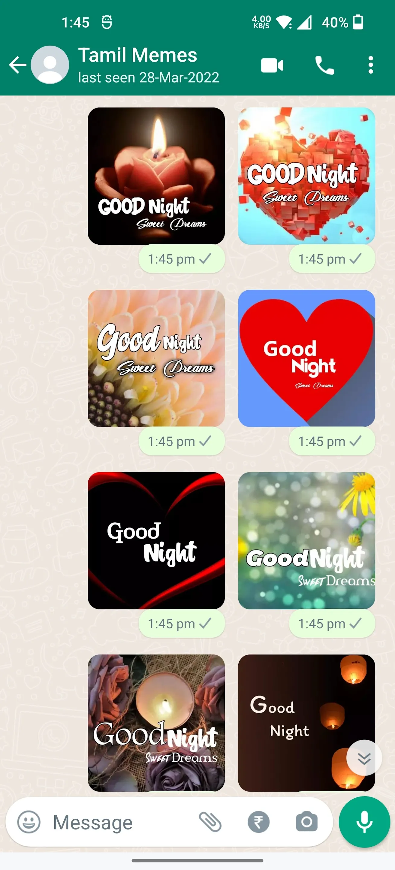 Good Night Stickers | Indus Appstore | Screenshot