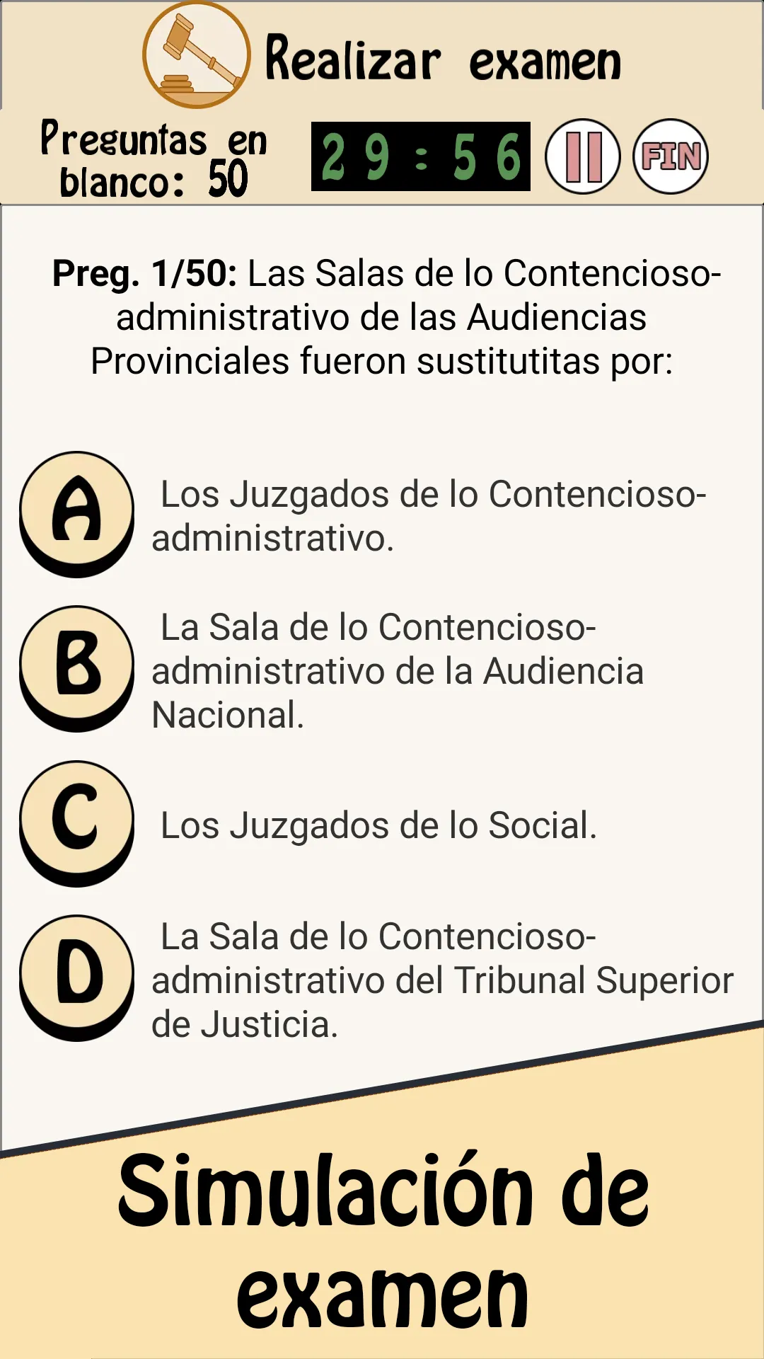 TestOpos Justicia 2024 | Indus Appstore | Screenshot