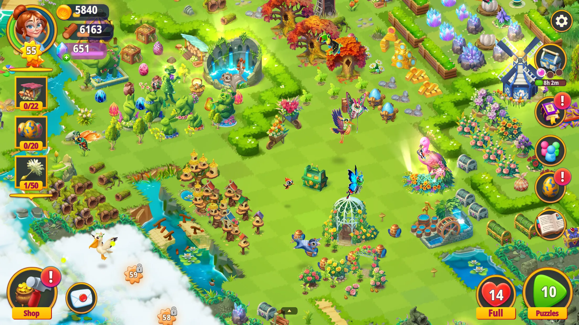 Merge Gardens | Indus Appstore | Screenshot