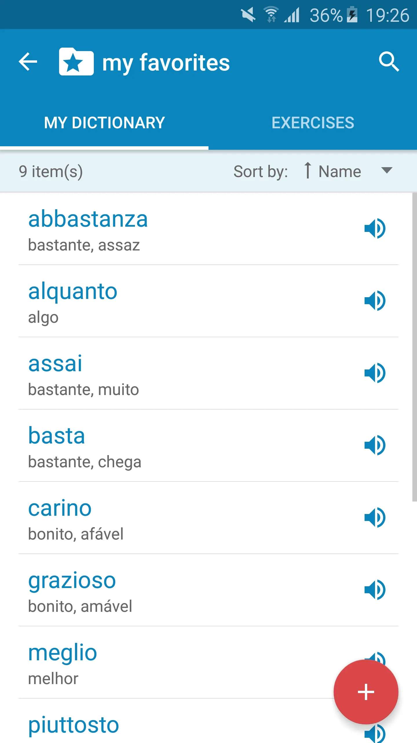 Italian-Portuguese Dictionary | Indus Appstore | Screenshot