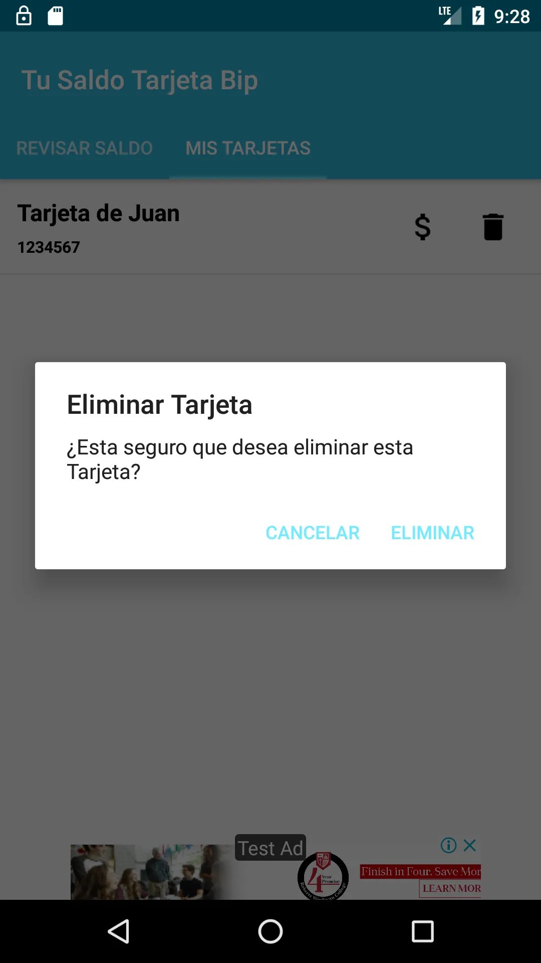 Tu Saldo Tarjeta Bip | Indus Appstore | Screenshot