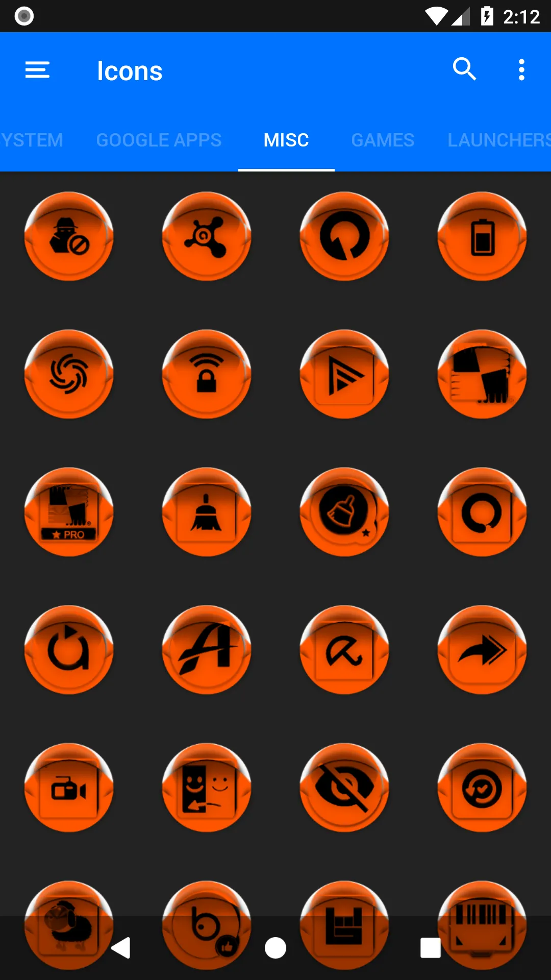 Orange Icon Pack Style 4 | Indus Appstore | Screenshot