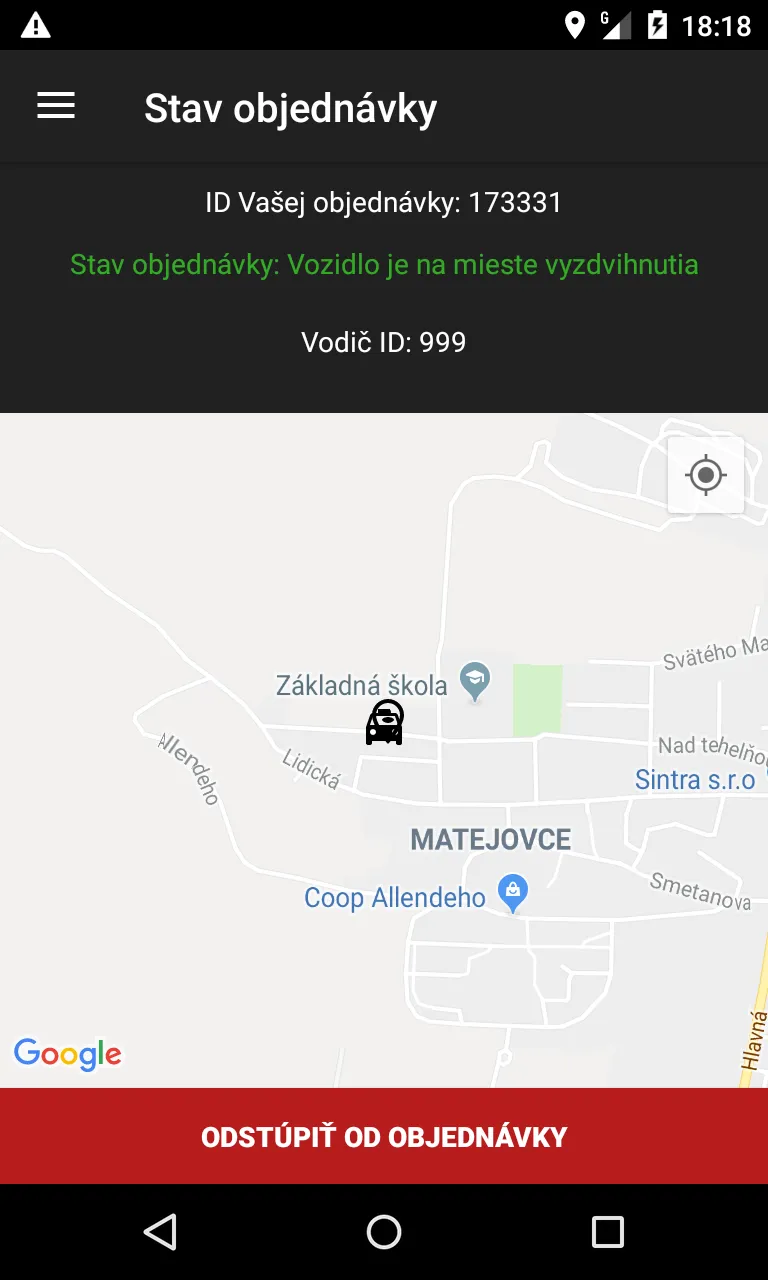 ABA TAXI POPRAD | Indus Appstore | Screenshot