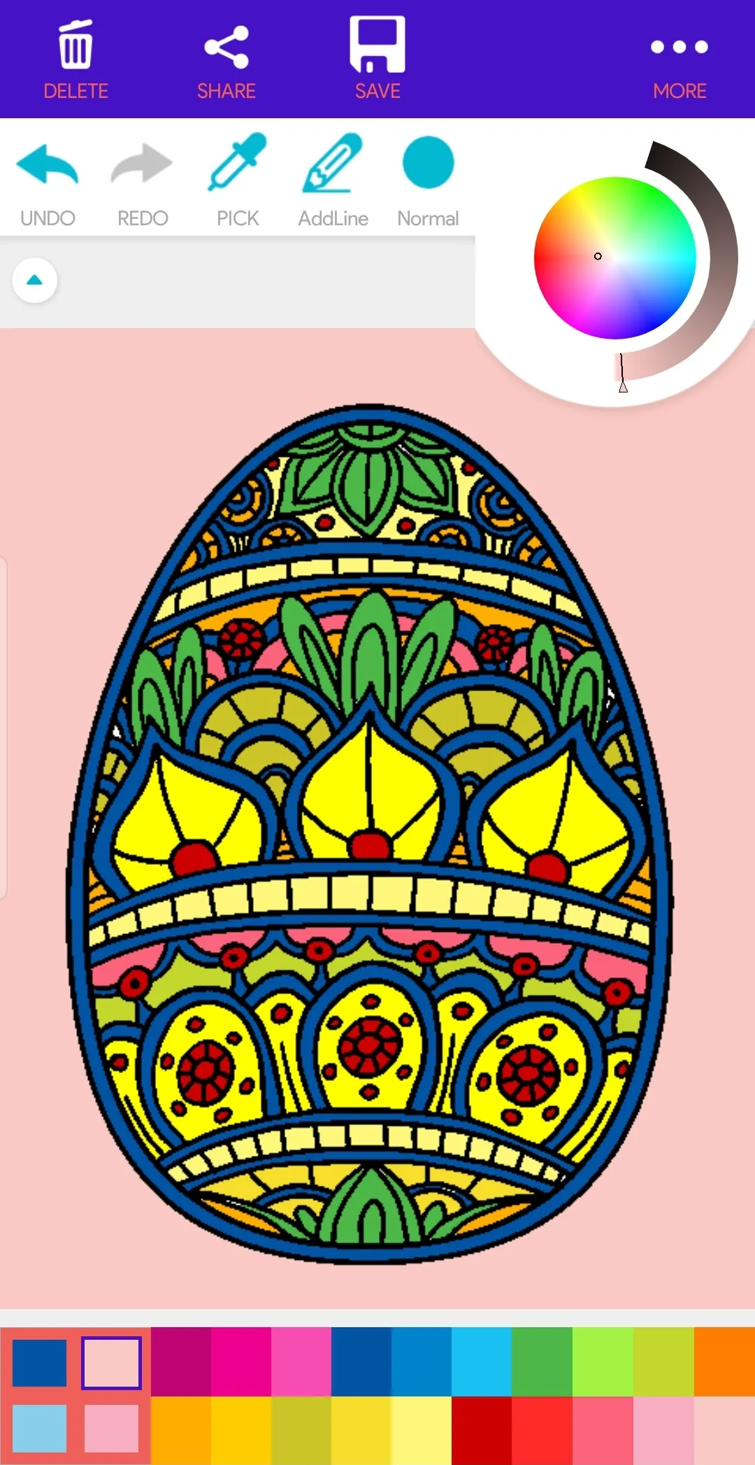 Easter Egg Coloring Book | Indus Appstore | Screenshot