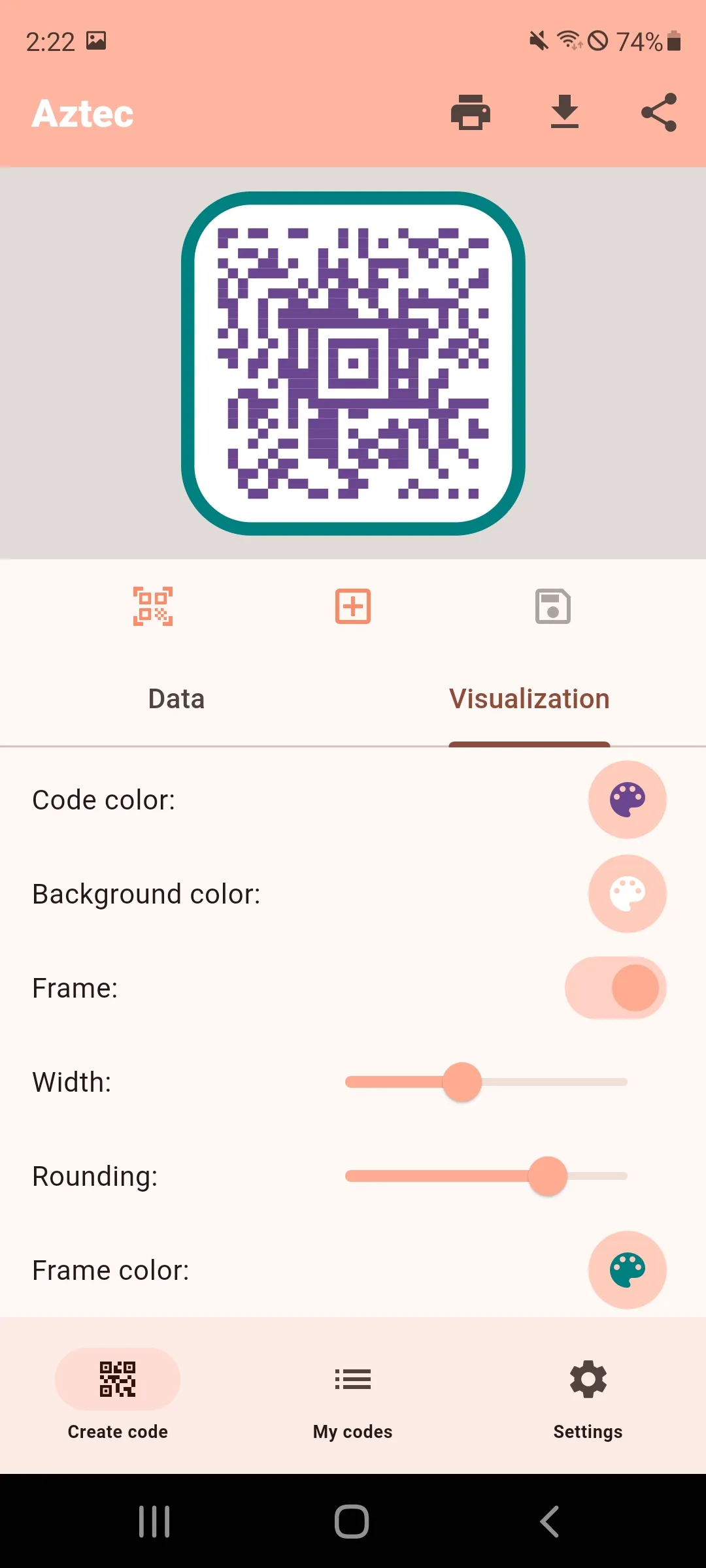 QR Maker: QR code Generator | Indus Appstore | Screenshot