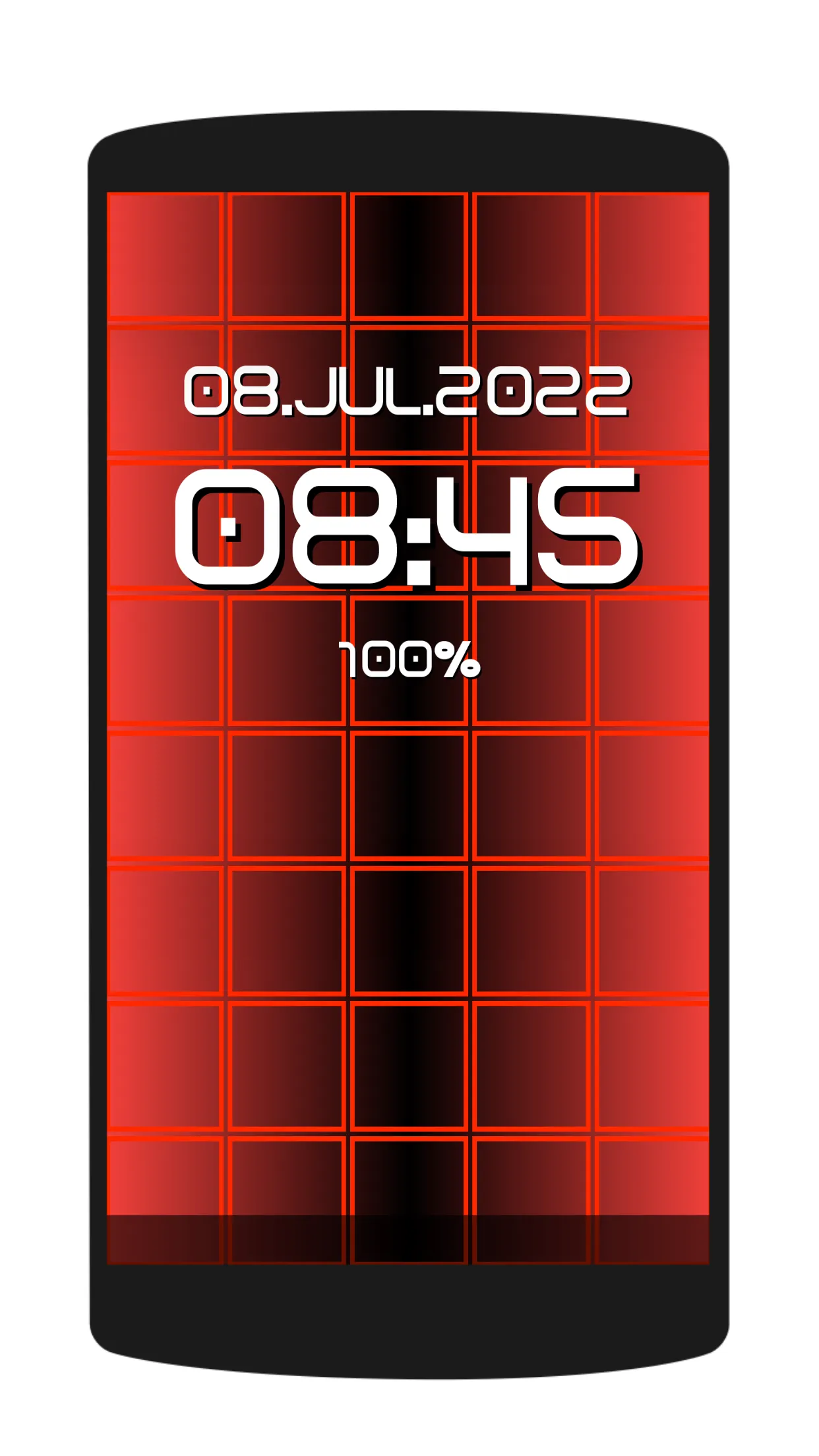 Digital Clock Live Wallpaper | Indus Appstore | Screenshot