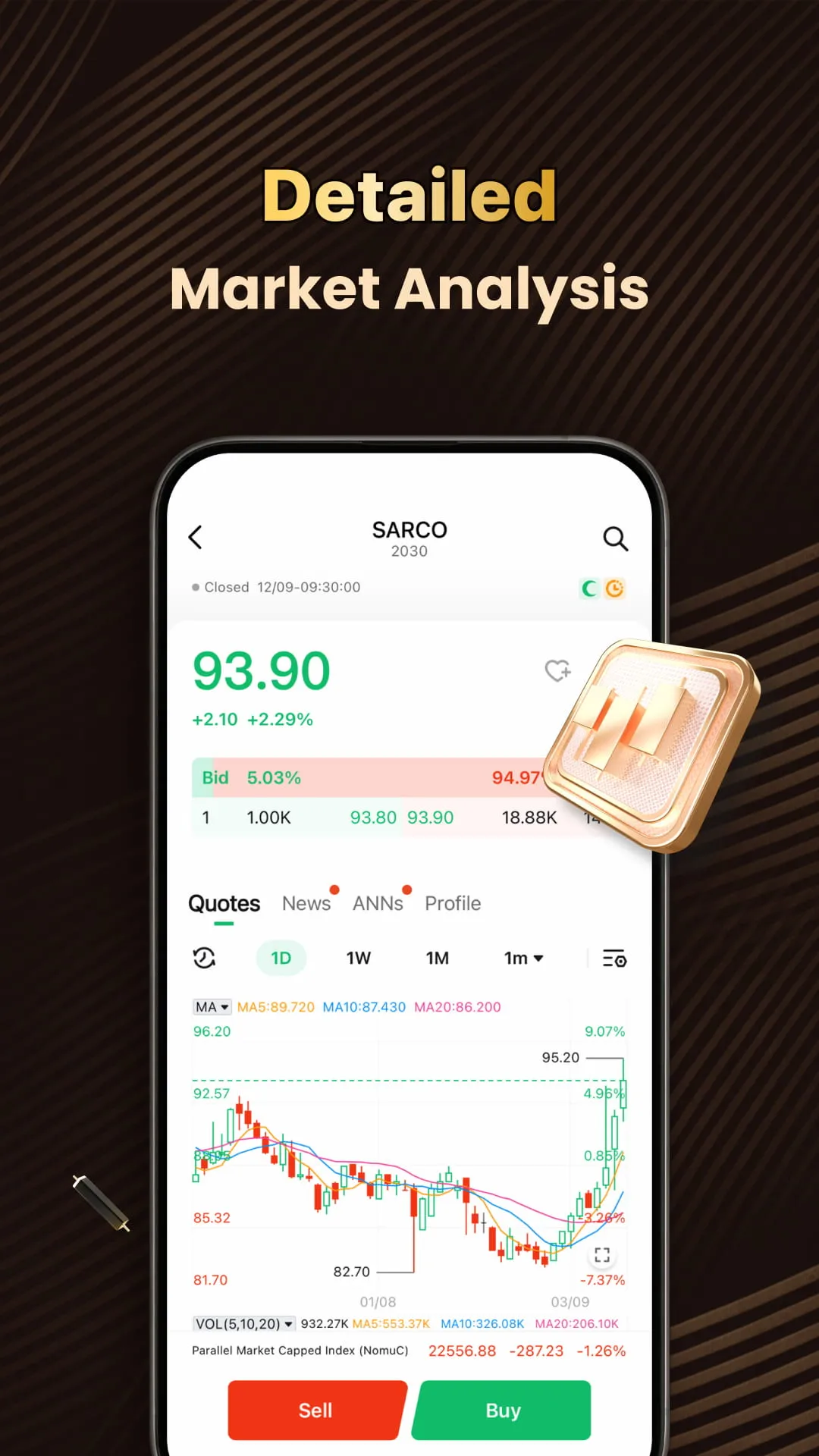 Sahm - Stock Trading | Indus Appstore | Screenshot