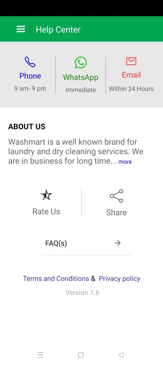 Washmart Laundry Services | Indus Appstore | Screenshot