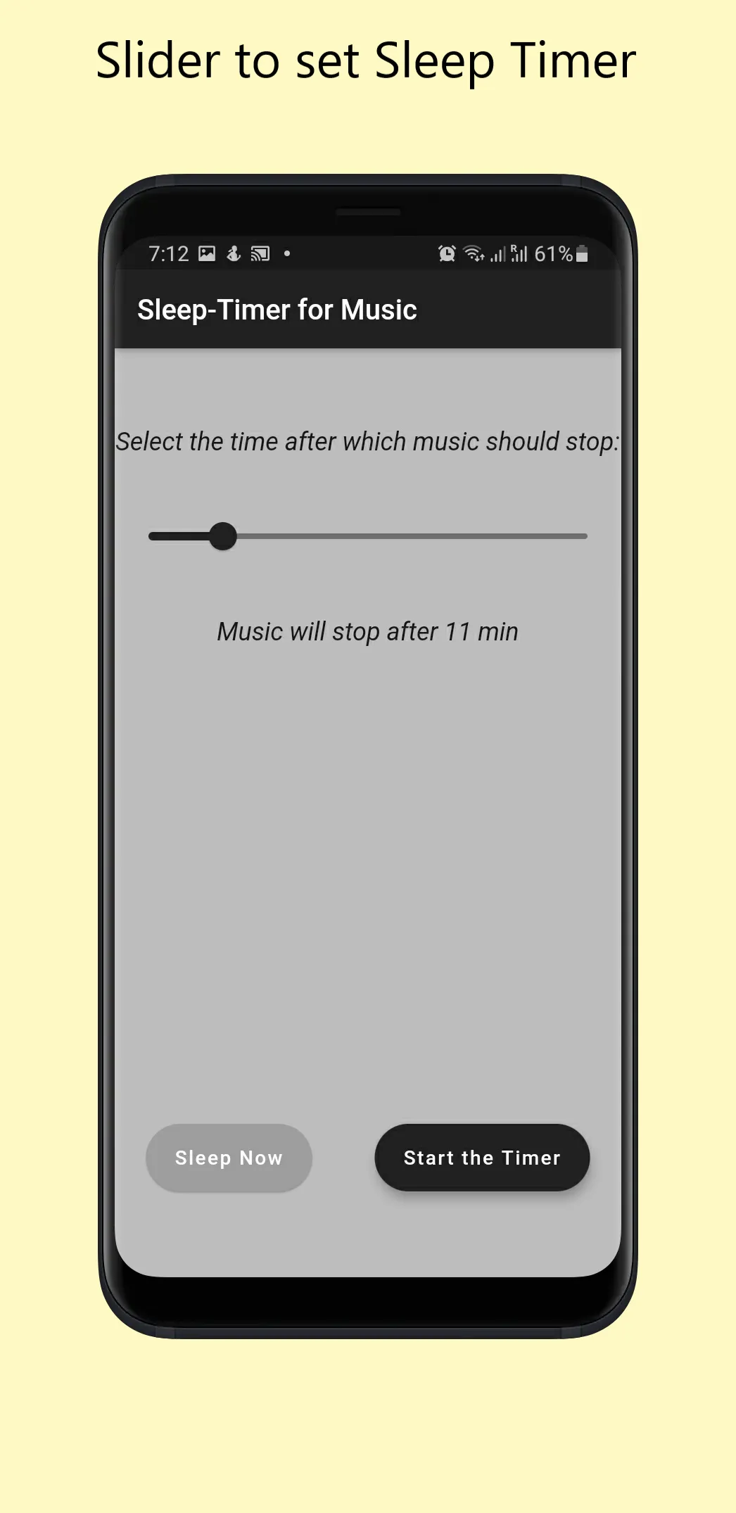 Sleep-Timer for Music | Indus Appstore | Screenshot