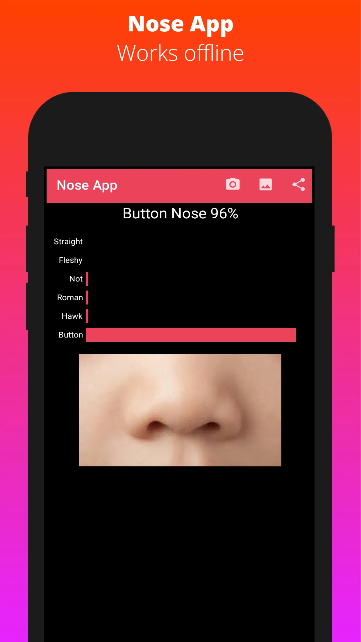 Nose App-A.I. Nose type detect | Indus Appstore | Screenshot