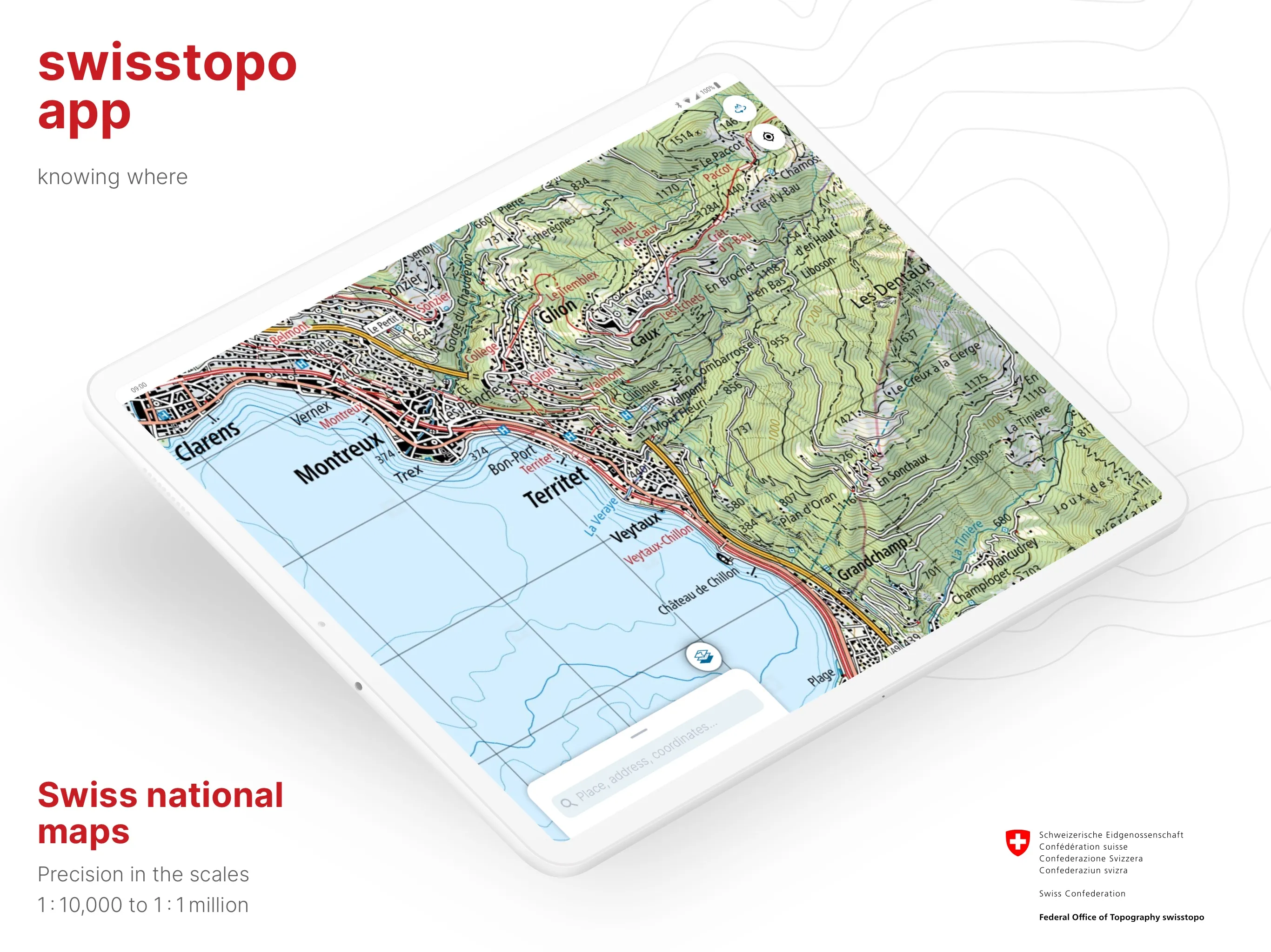 swisstopo | Indus Appstore | Screenshot