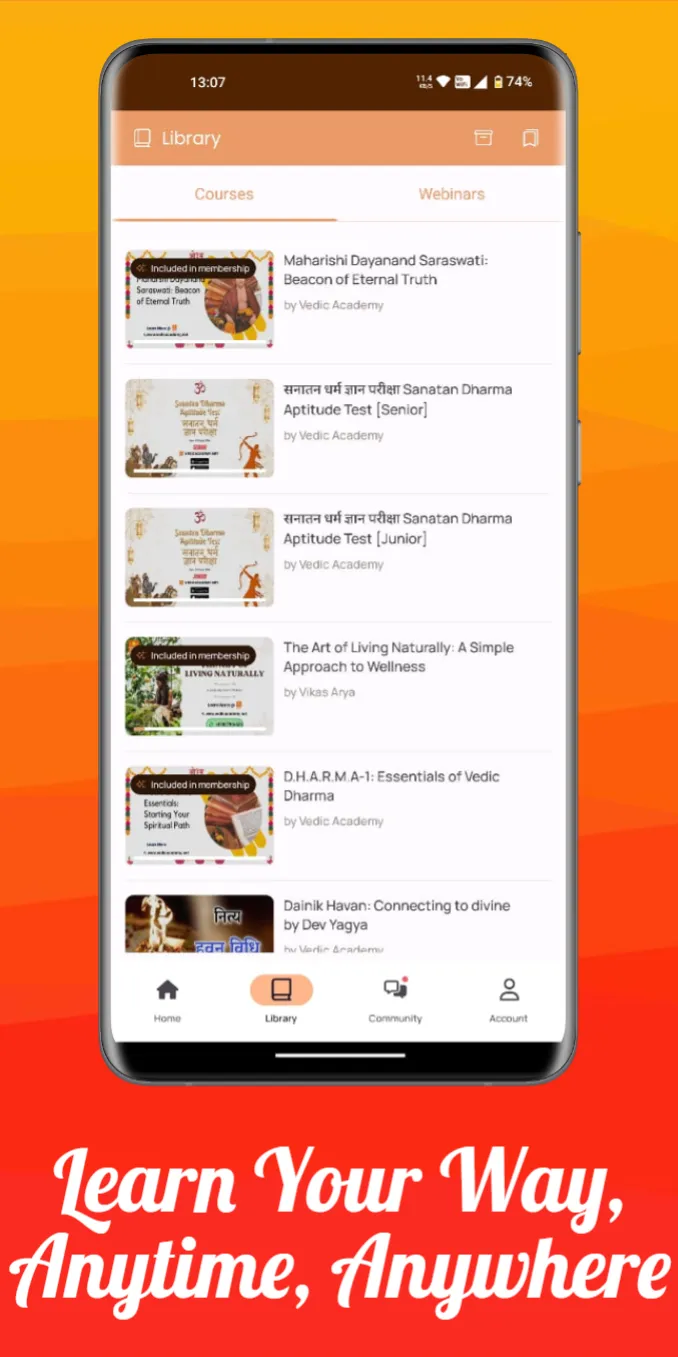 Vedic Academy | Indus Appstore | Screenshot