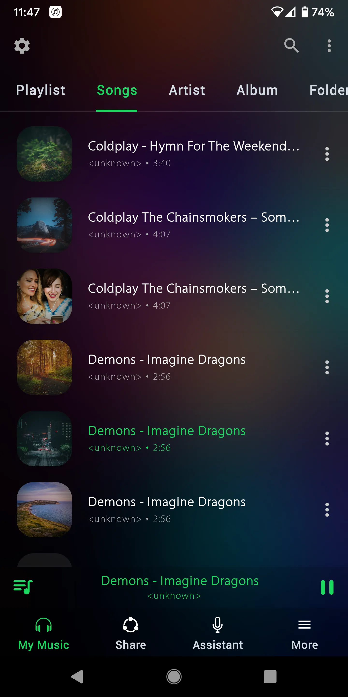 Music Player - Hash Player | Indus Appstore | Screenshot