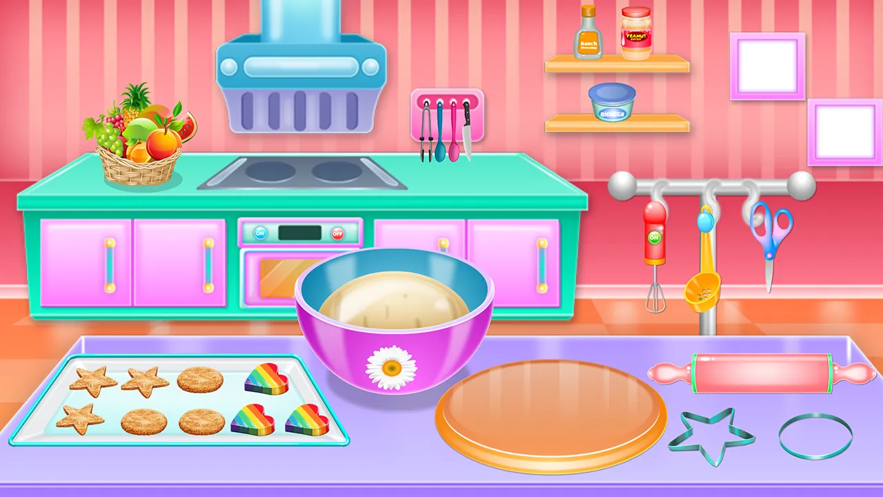 Colorful Cookies Cooking | Indus Appstore | Screenshot