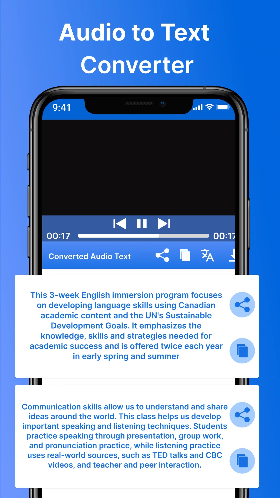 Audio to Text Converter | Indus Appstore | Screenshot