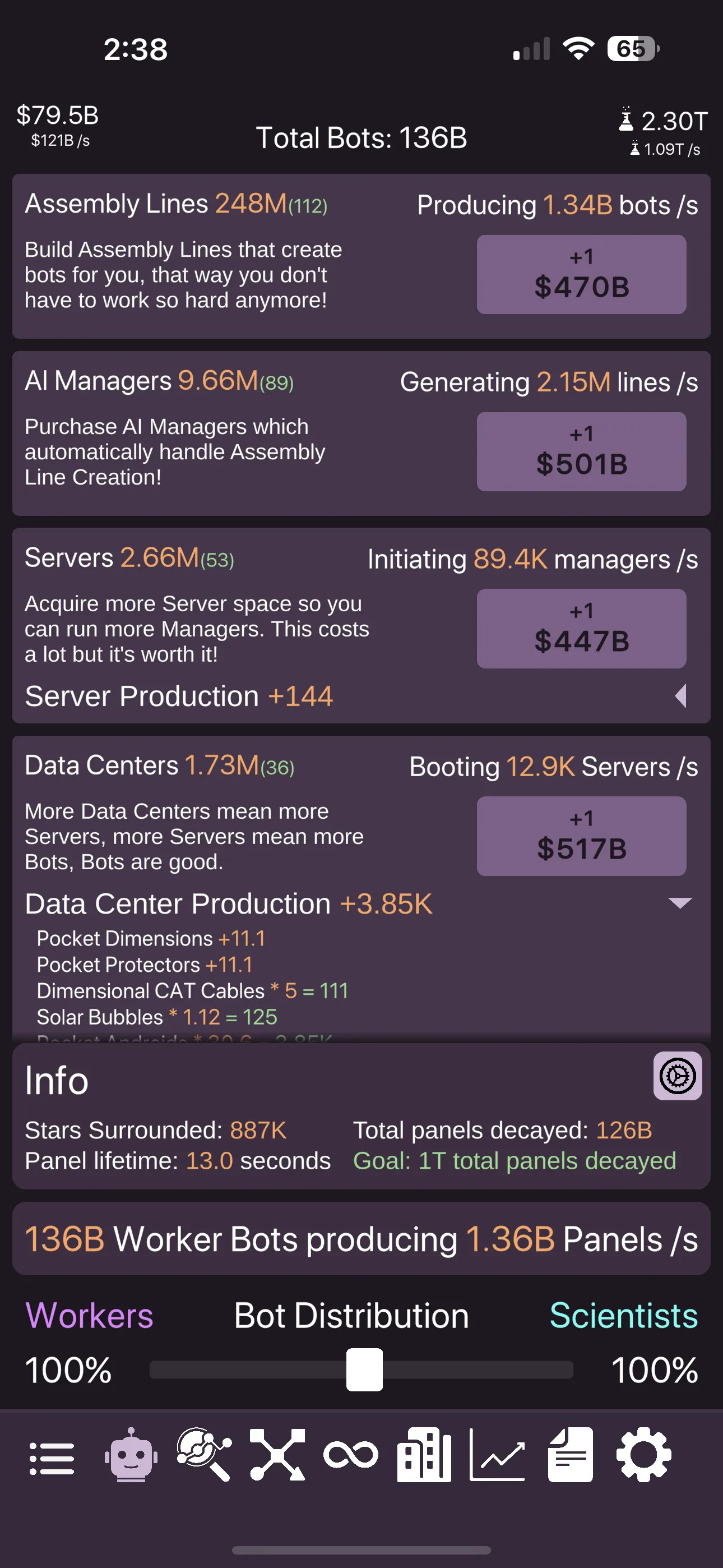 Idle Dyson Swarm | Indus Appstore | Screenshot