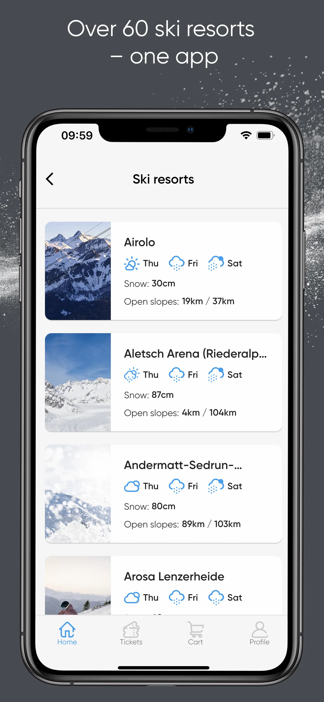Ticketcorner Ski – Ski tickets | Indus Appstore | Screenshot