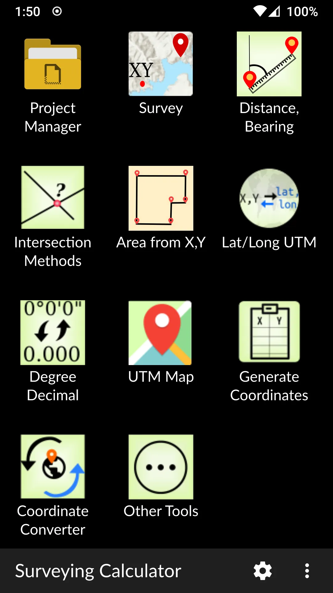 Surveying Calculator | Indus Appstore | Screenshot