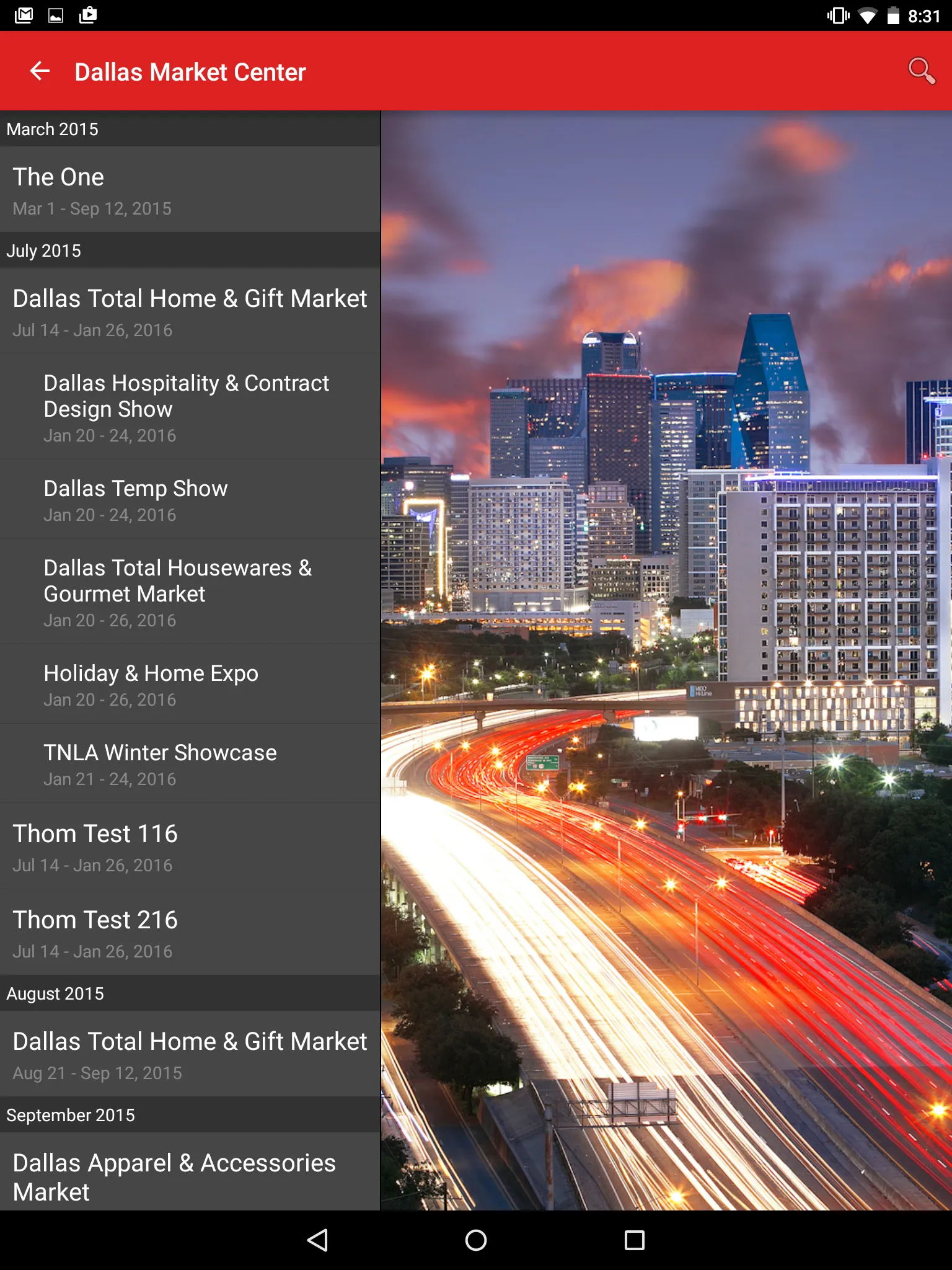 Dallas Market Center | Indus Appstore | Screenshot