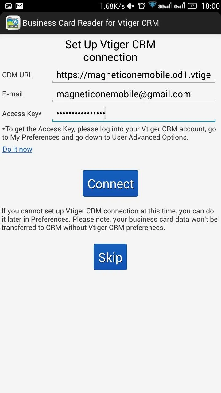 Business Card Reader for Vtige | Indus Appstore | Screenshot