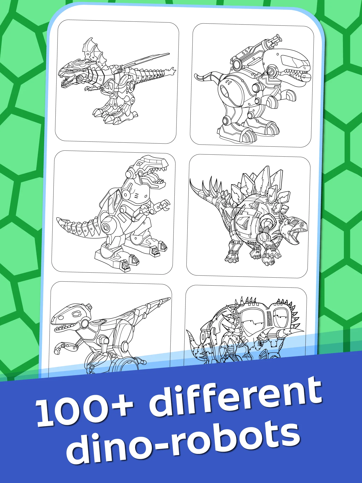 Dino Robots Coloring for Boys | Indus Appstore | Screenshot