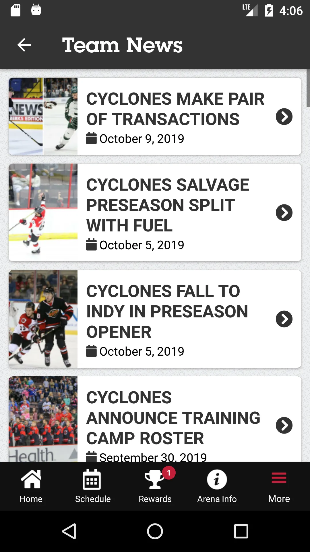 Cincinnati Cyclones | Indus Appstore | Screenshot